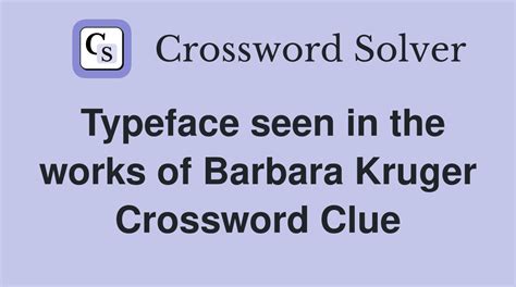 actress kruger crossword clue.